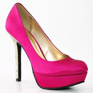 Candies Magenta Pink Heels Size 8 PROM/PAGEANT